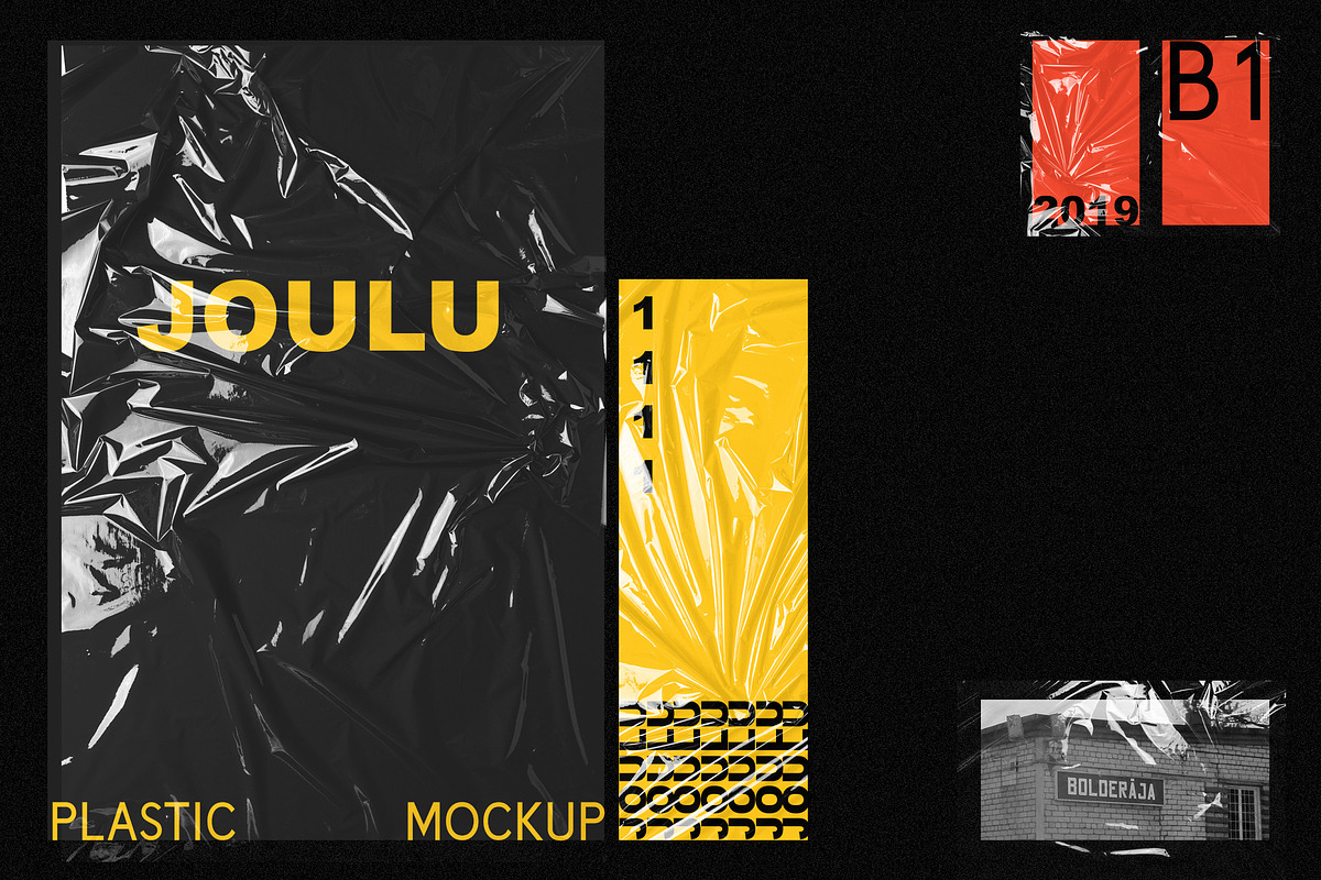 JOULU - Plastic Wrinkle Mockup, a Product Mockup by Bolderaja1 Studio (Photo 8 of 15)