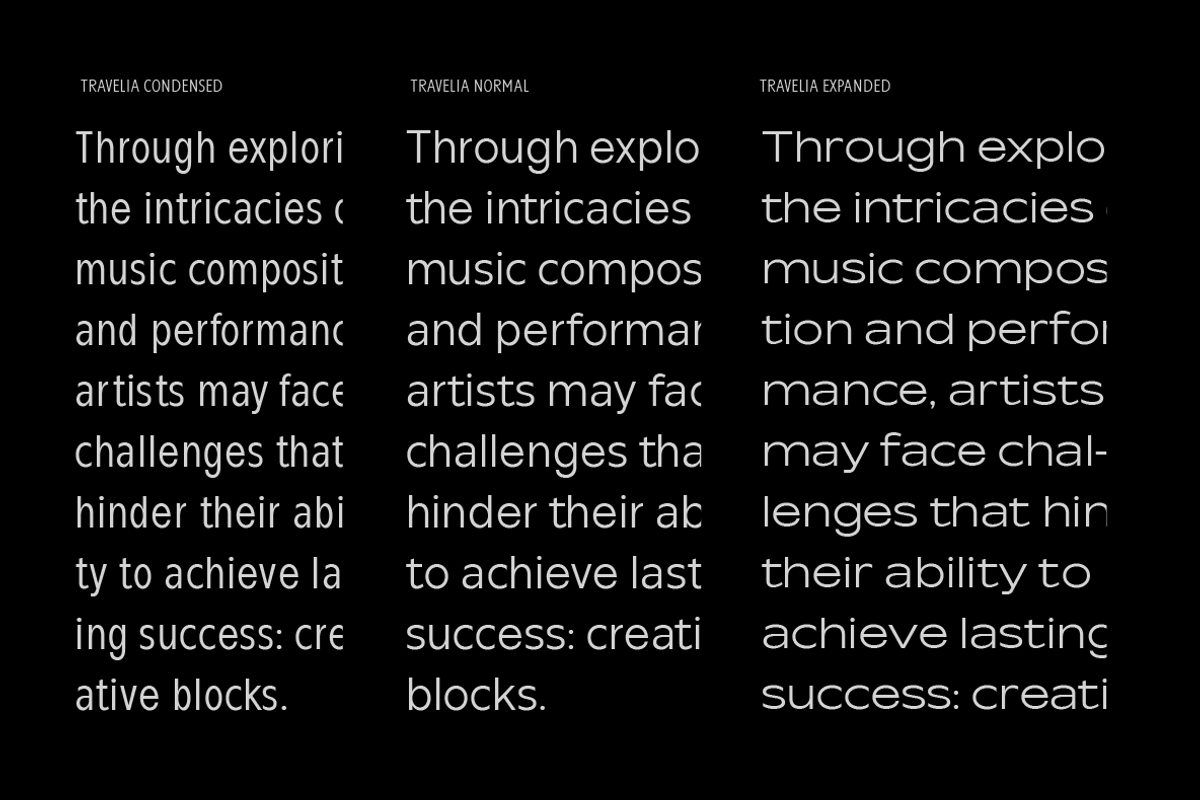 Travelia Sans Serif Font Family, a Sans Serif Font by Yukita Creative (Photo 9 of 12)