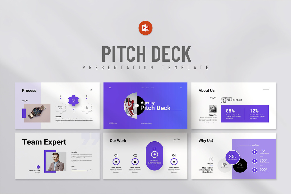 Creative Agency Pitch Deck, a Presentation Template by KreateTribe (Photo 3 of 6)