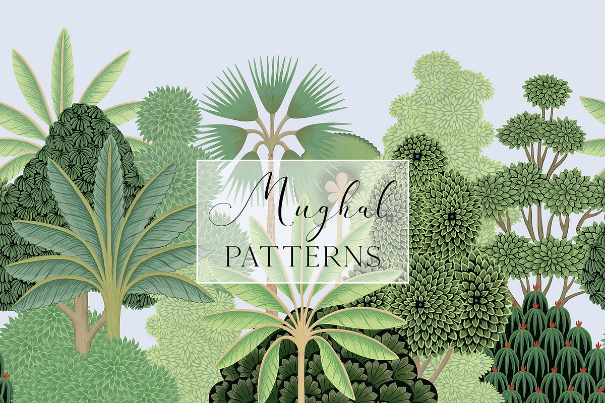 Mughal patterns, a Pattern Graphic by Anyuka (Photo 1 of 13)