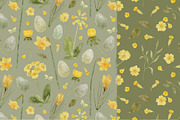 Spring Garden Illustration & Pattern, a Decorative Illustration by OkPen (Thumbnail 8 of 10)
