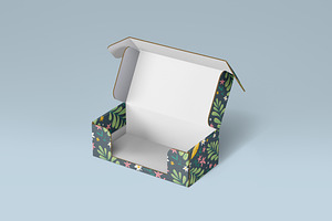 Front Tuck Product Box Mockup