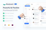 Boxboard Dashboard Ui Kit, an UI Kit Template by Uiscore Marketplace (Thumbnail 1 of 6)