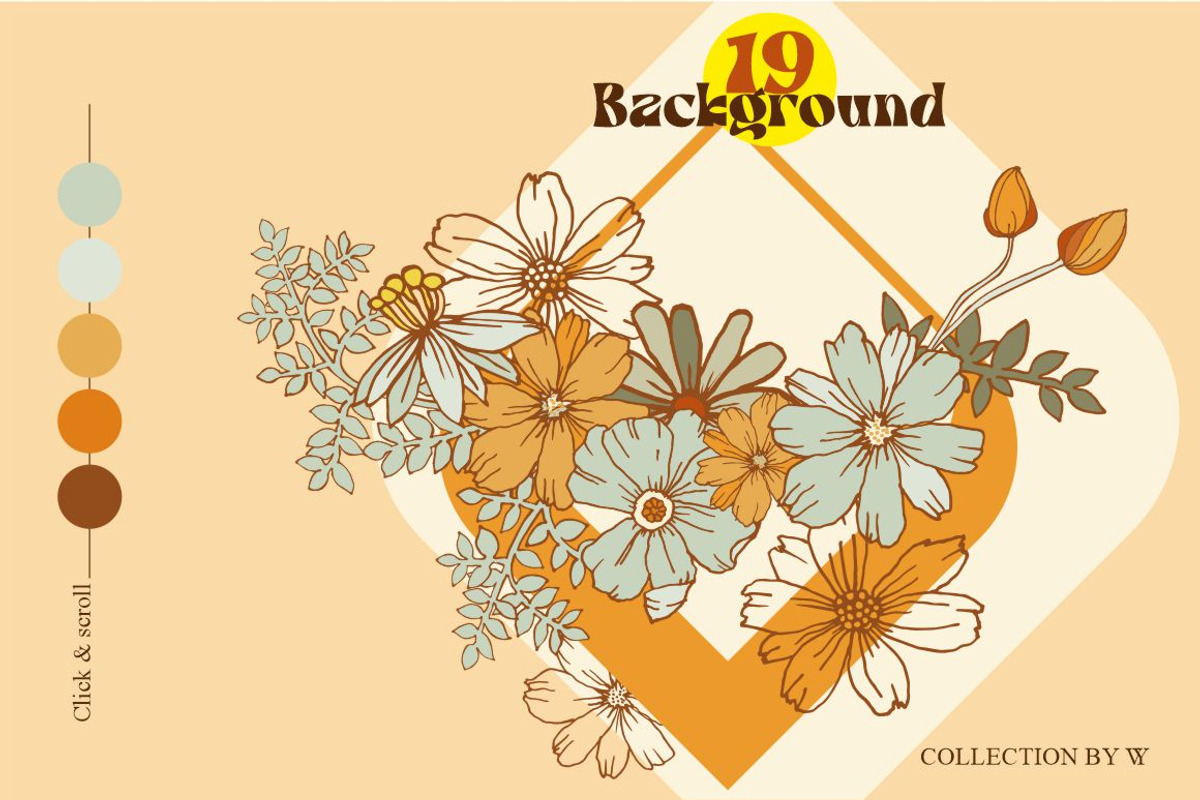 FLOWER SUMMER(nostalgia for the 70s), an Illustration by Collection by VY (Photo 5 of 11)