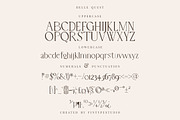 Belle Quest Stylish Serif, a Serif Font by KennedyStudio (Thumbnail 8 of 10)