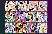 Abstract Organic Shapes Pattern, a Pattern Graphic by Forhadx5 (Thumbnail 4 of 7)