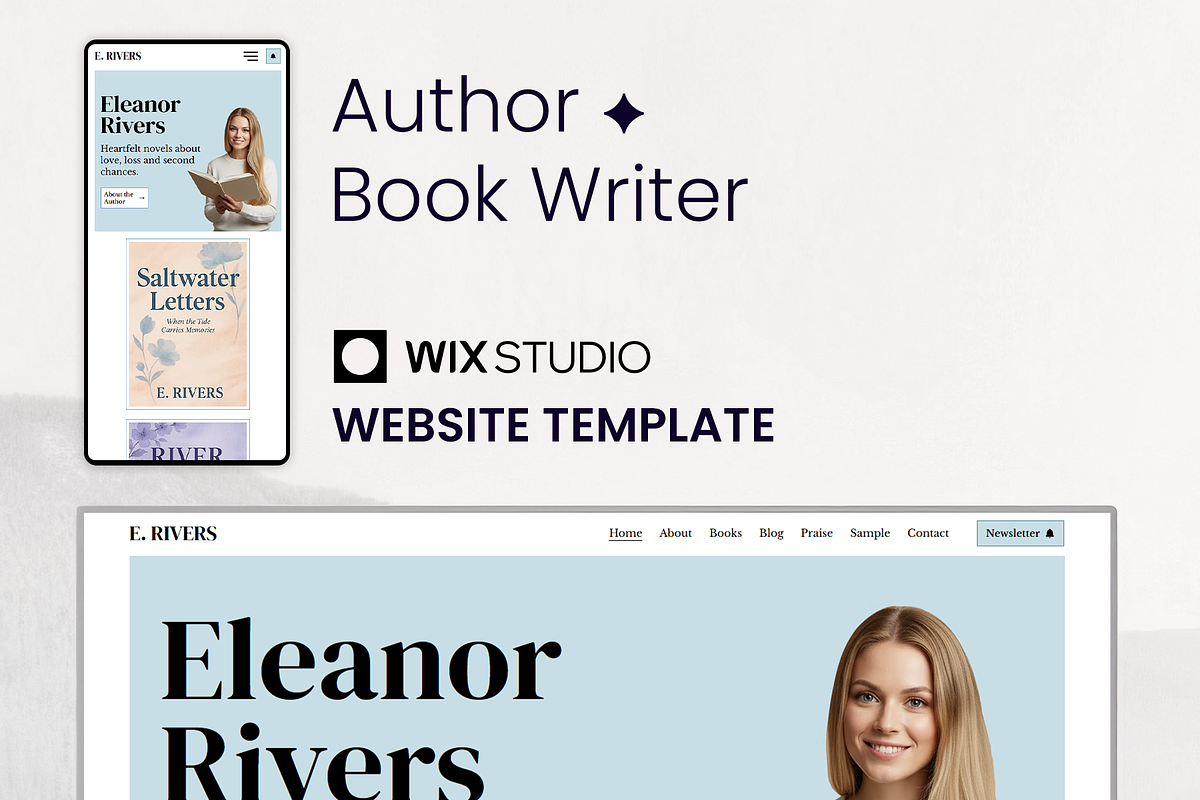 Author - Wix Studio Website, a Wix Template by Kitteeh (Photo 5 of 13)
