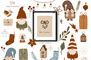 Christmas gnomes collection, an Illustration by owlasya (Thumbnail 3 of 10)