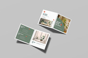 Square Bifold Brochure Mockup, an Advertising Mockup by graphicsecond (Thumbnail 4 of 7)