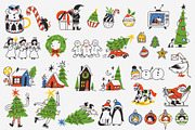 Just Nice Christmas Doodles, a Seasonal Illustration by Olly Kava (Thumbnail 6 of 12)