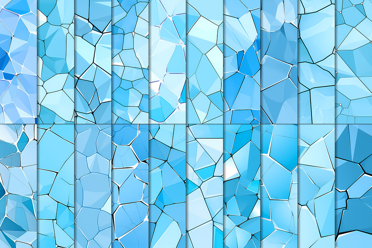 20 Seamless Ice Ice Baby Patterns, a Pattern Graphic by Nordic Design (Photo 4 of 9)
