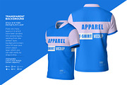 T-Shirt Jersey Short Mockup, a Shirt Mockup by Nanggroe Scripting (Thumbnail 4 of 9)