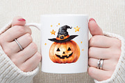 Cute Spooky Halloween Clipart Bundle, an Illustration by Sublimation Artist (Thumbnail 5 of 6)