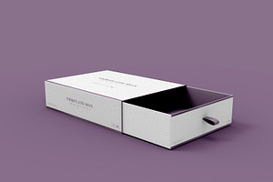 Rectangular Cardboard Box Mockup