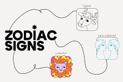 ZODIAC funny hand drawn collection, an Object Illustration by Lena Nikolaeva (Thumbnail 2 of 9)