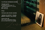 24 Japanese Style Art Mockups Frame, a Household Mockup by LAMIA DESIGN (Thumbnail 20 of 21)