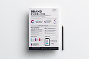 Brand Guidelines | Word & Indesign, a Poster Template by obayes (Thumbnail 2 of 3)
