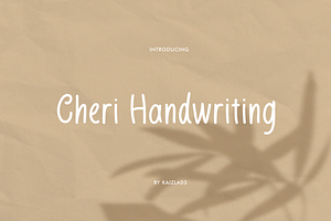 Cheri Handwriting