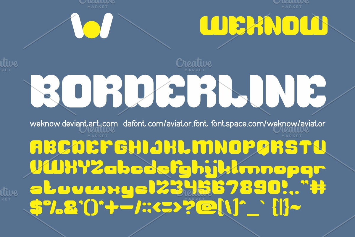 aviator font preview 4
