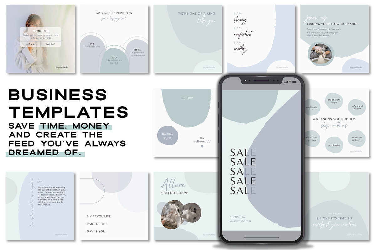 Brighton Canva Duo: Square & Story, a Social Media Template by Brodi-Rose Creative Co (Photo 7 of 9)