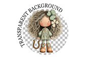 Whimsical St Patrick's Day Girl Clip, a Seasonal Illustration by Rose Art (Thumbnail 5 of 6)