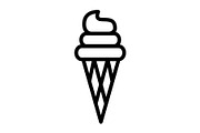 Ice Cream icon, an Outline Icon by Sumberpangan (Thumbnail 5 of 7)