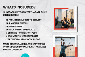 Fitness Instagram Post Template