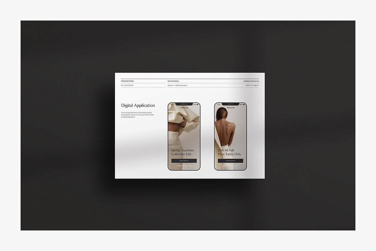 ODESSA / Brand Guidelines, a Presentation Template by Circular (Photo 5 of 20)