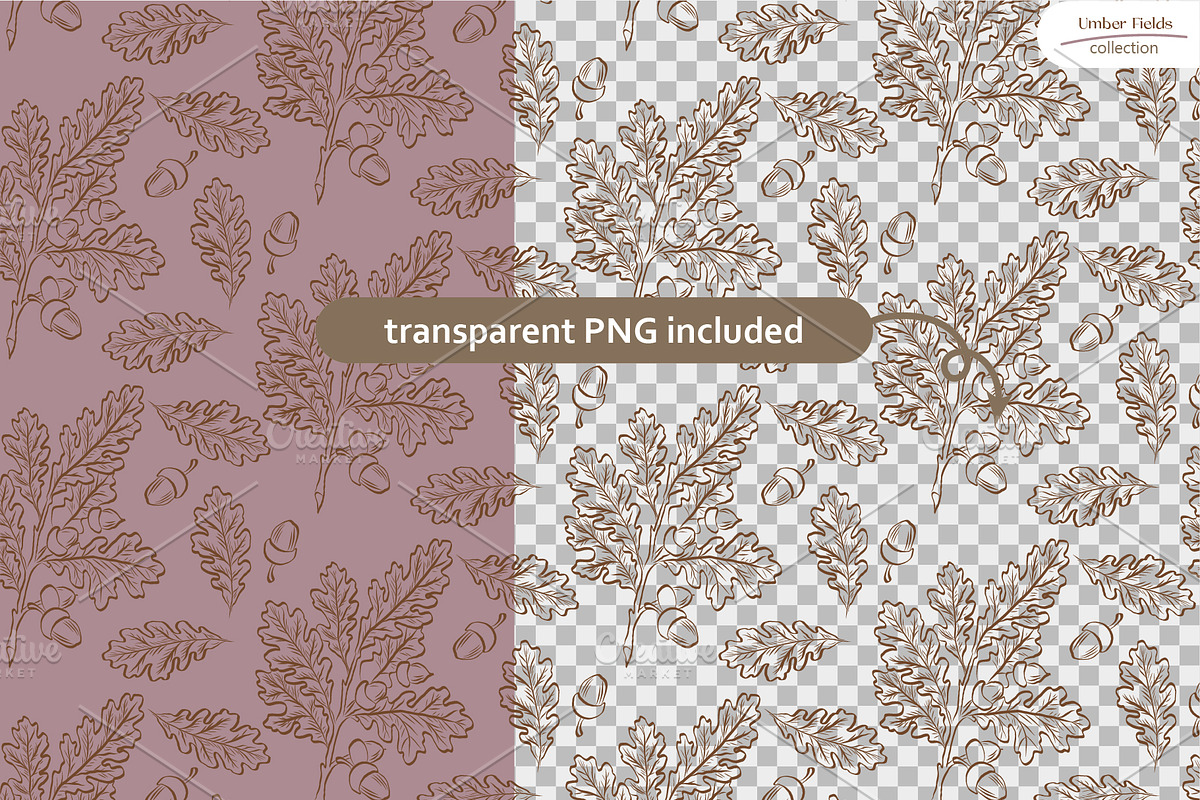 Umber Fields - Seamless Patterns, a Pattern Graphic by InaCorart (Photo 13 of 13)