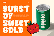 Cadel - Cute Groovy Bubble Font, a Sans Serif Font by Font Liner (Thumbnail 6 of 10)