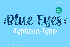 Blue Eyes Font