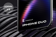 iPhone Duo Mockup, an iPhone Mockup by PopotLane (Thumbnail 3 of 4)