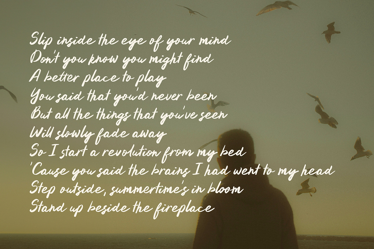 Definitely yes! handwritten font, a Handwritten Font by BilberryCreates (Photo 7 of 12)