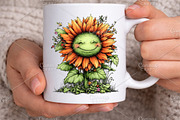 Cute Watercolor Spring Clipart PNG, an Illustration by Canvas Craft (Thumbnail 7 of 7)