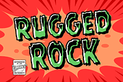 Rugged Rock, a Font by Comicraft Fonts (Thumbnail 1 of 4)