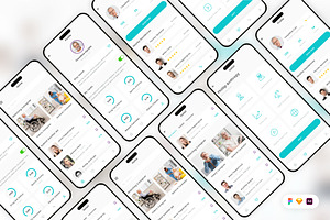 Caregiver Mobile App UI Kit