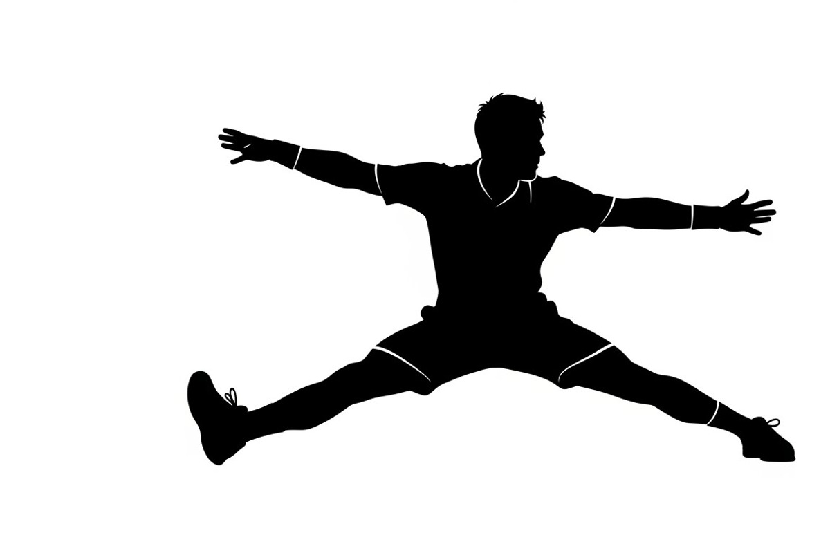 A dynamic Tennis Player Silhouettes, an Illustration by Amazin_art (Photo 28 of 31)