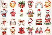 Baby’s 1st Christmas Festive Clipart, an Illustration by Libby Wishes (Thumbnail 7 of 7)