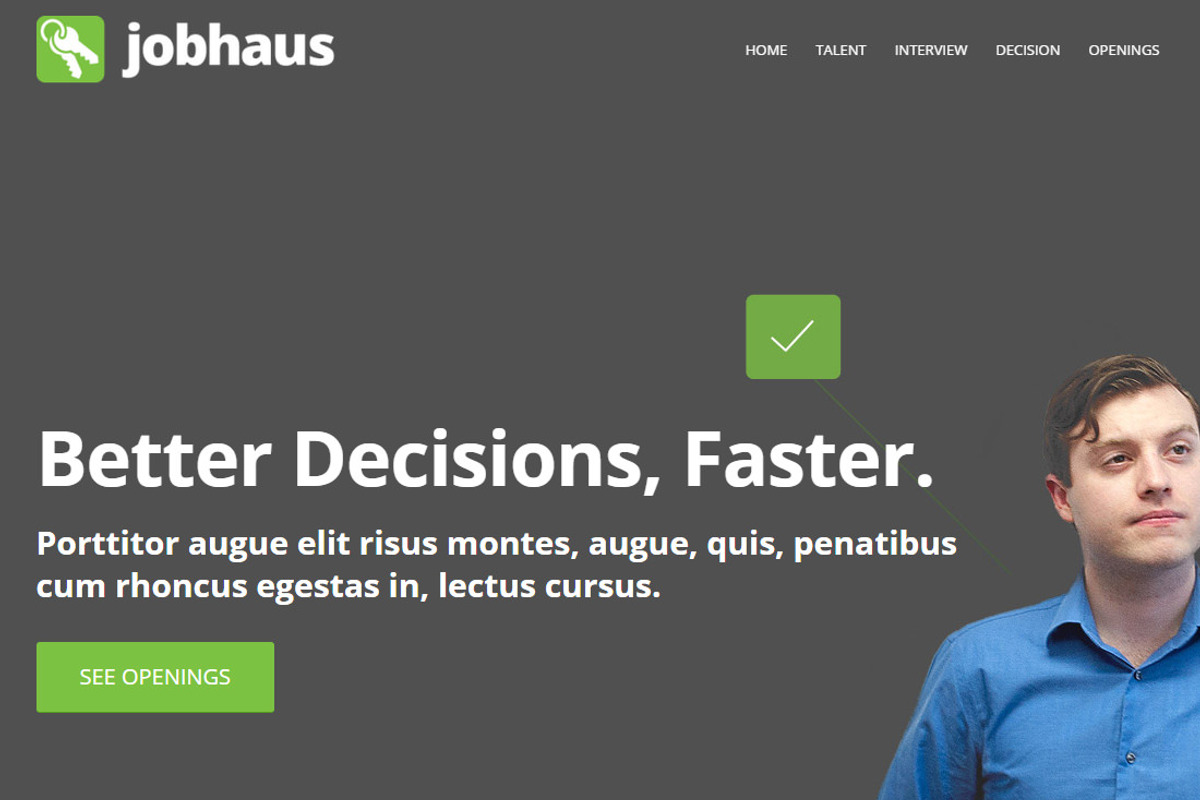 JobHaus - Job Listings Theme, a WordPress Template by Tiny Giant Studios (Photo 1 of 5)