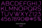 Alienz Regular, a Font by CozyFonts Foundry (Thumbnail 1 of 4)
