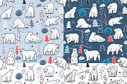 Polar bear, a Pattern Graphic by GooseFrol (Thumbnail 6 of 8)