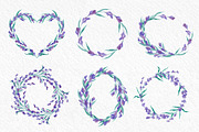 Watecolor Lavender Clip Art Set, an Illustration by Yashroom (Thumbnail 4 of 7)
