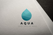 4 Aqua vector logos with business ca, a Branding & Logo Template by Magda (Thumbnail 3 of 3)