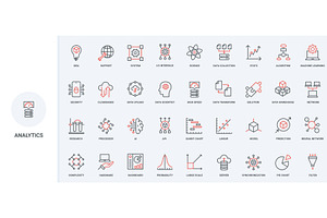 Statistic analysis graph chart icons, a Finance Illustration by Lemberg Vector