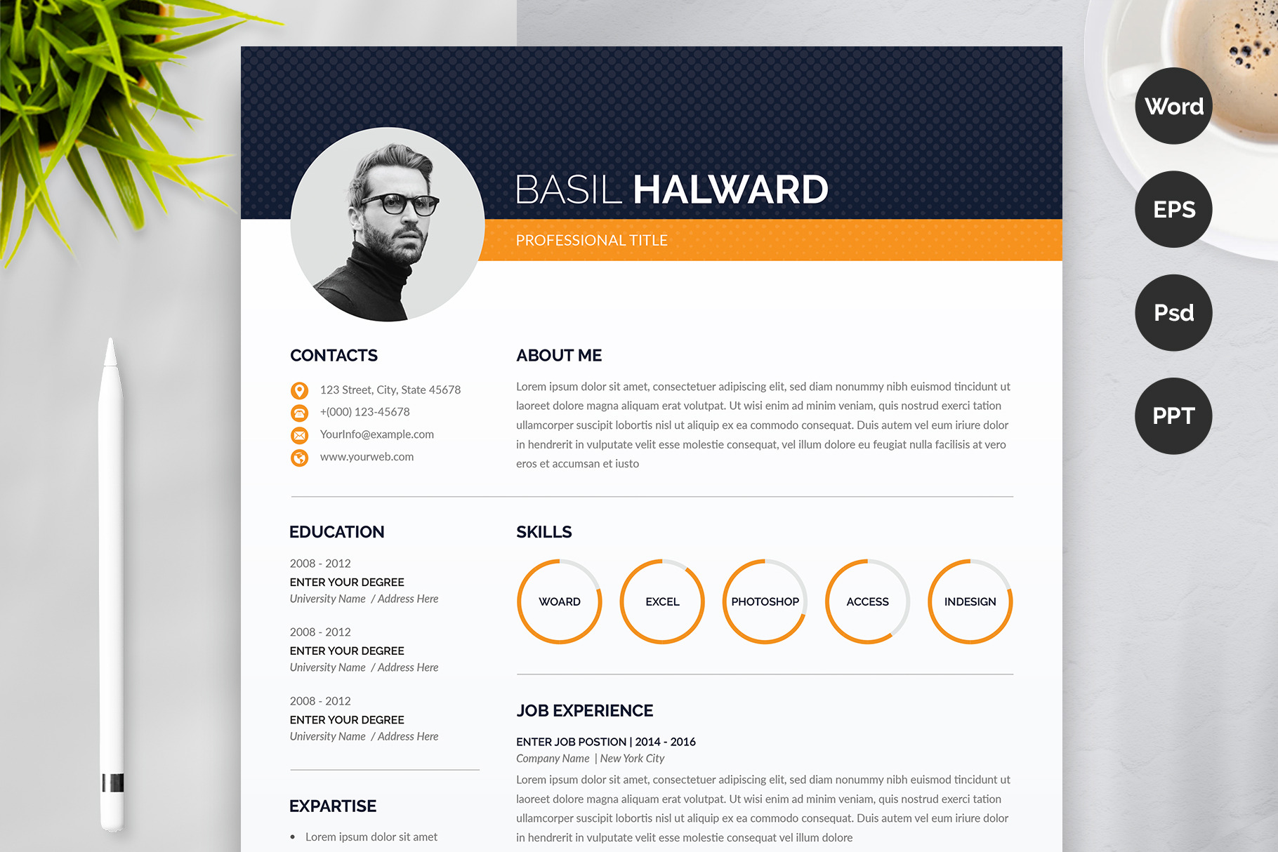 Resume/CV | Resume Templates ~ Creative Market