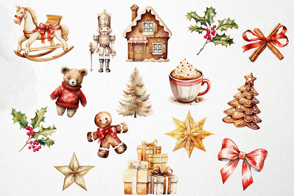 Cozy Winter - PNG Christmas Overlays, an Object Graphic by PixelJungle (Photo 2 of 4)