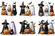 Halloween Dog and Cat Clipart, an Illustration by OK Design (Thumbnail 3 of 5)