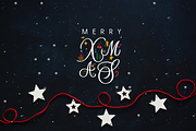 Christmas Colors Monogram Font, a Handwritten Font by Leah Design (Thumbnail 9 of 10)