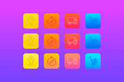 Layer styles for app icons, a Templates & Theme by Bene's shop (Thumbnail 3 of 3)