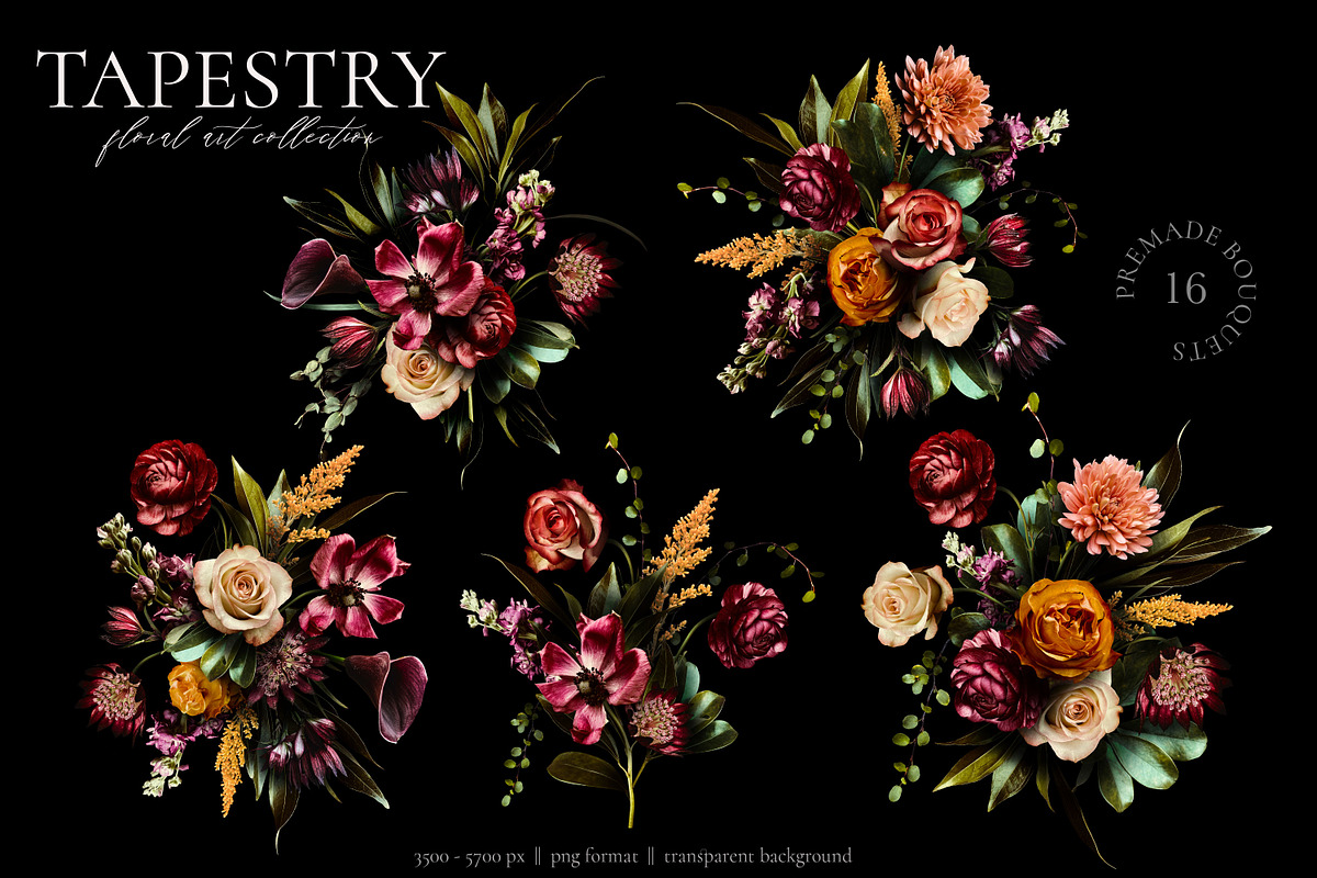 Tapestry Floral Art Collection, an Object Graphic by Eclectic Anthology (Photo 8 of 18)